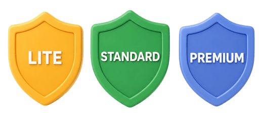 Lite/Standard/Premium